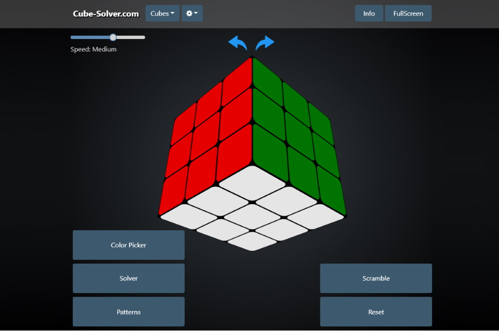 Rubik's Cube Solver 3x3x3 - Grubiks